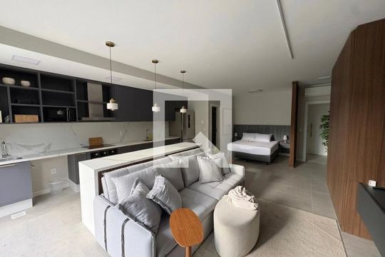 Sala/Quarto de kitnet/studio para alugar com 1 quarto, 79m² em Campeche, Florianópolis