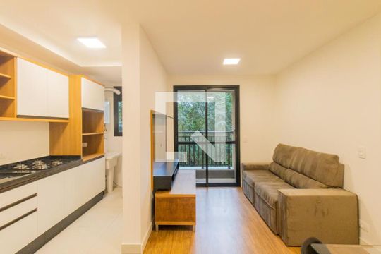 Sala/cozinha de apartamento para alugar com 2 quartos, 44m² em Cidade Industrial de Curitiba, Curitiba