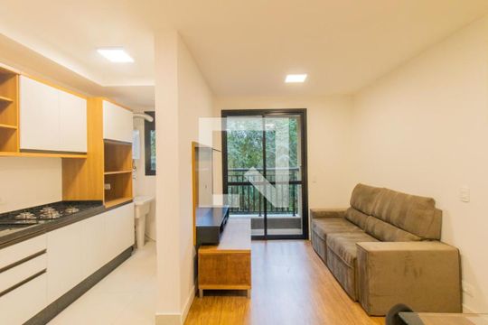 Sala/cozinha de apartamento para alugar com 2 quartos, 44m² em Cidade Industrial de Curitiba, Curitiba
