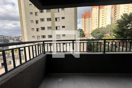 Varanda da Sala de apartamento para alugar com 2 quartos, 48m² em Vila Engenho Novo, Barueri