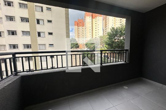 Varanda da Sala de apartamento para alugar com 2 quartos, 48m² em Vila Engenho Novo, Barueri