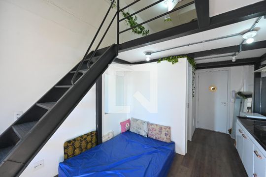 Sala/quarto de apartamento para alugar com 1 quarto, 36m² em Vila da Saúde, São Paulo