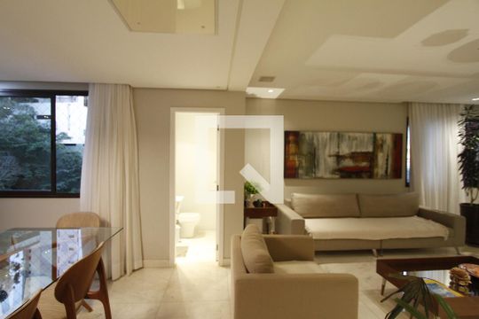 Sala de apartamento à venda com 4 quartos, 180m² em Luxemburgo, Belo Horizonte