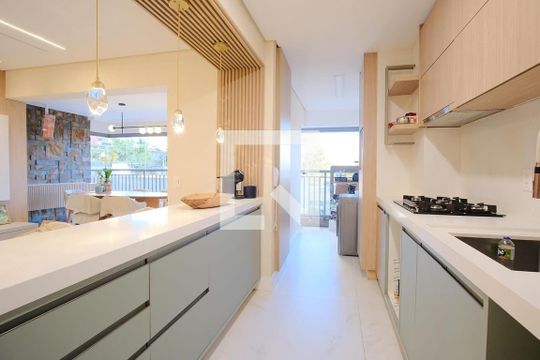 Cozinha de apartamento à venda com 3 quartos, 140m² em Tatuapé, São Paulo