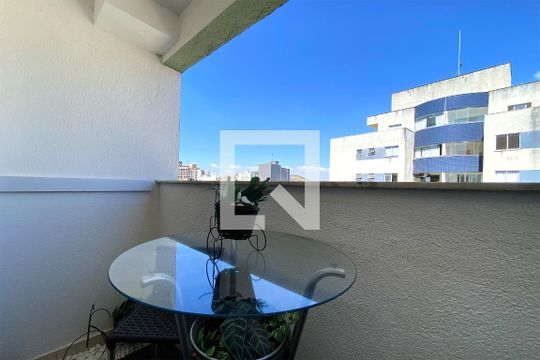 Varanda da Sala de apartamento à venda com 2 quartos, 62m² em Ouro Preto, Belo Horizonte