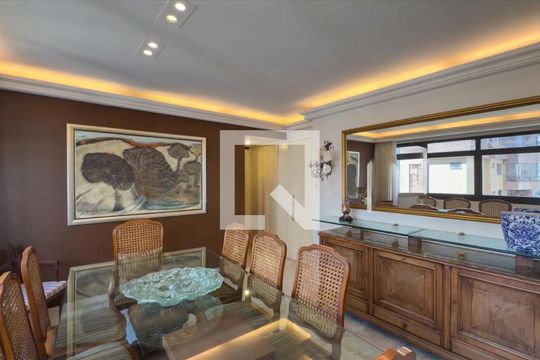 Sala de Jantar de apartamento para alugar com 4 quartos, 280m² em Lourdes, Belo Horizonte