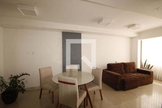sala de apartamento à venda com 3 quartos, 77m² em Grajaú, Belo Horizonte