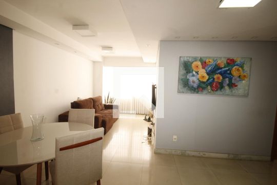 sala de apartamento à venda com 3 quartos, 77m² em Grajaú, Belo Horizonte