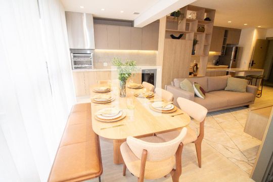 Sala de Jantar de apartamento à venda com 2 quartos, 81m² em Brooklin, São Paulo