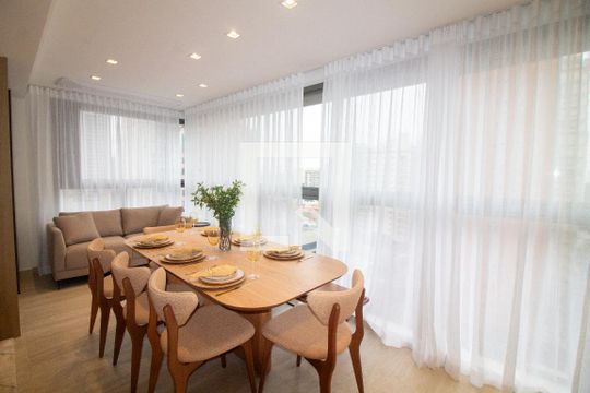 Sala de Jantar de apartamento à venda com 2 quartos, 81m² em Brooklin, São Paulo