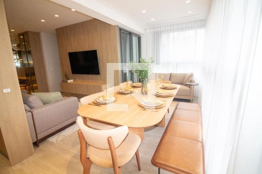 Sala de Jantar de apartamento à venda com 2 quartos, 81m² em Brooklin, São Paulo