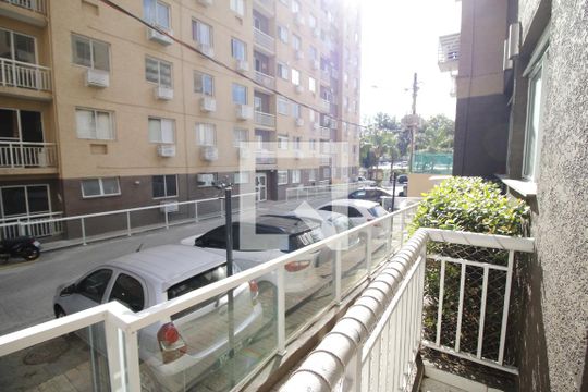 Varanda da Sala de apartamento para alugar com 2 quartos, 50m² em Taquara, Rio de Janeiro