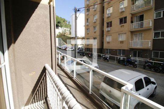 Varanda da Sala de apartamento para alugar com 2 quartos, 50m² em Taquara, Rio de Janeiro