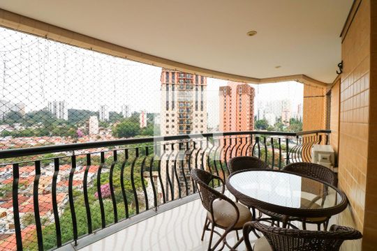 Varanda de apartamento à venda com 3 quartos, 146m² em Santo Amaro, São Paulo