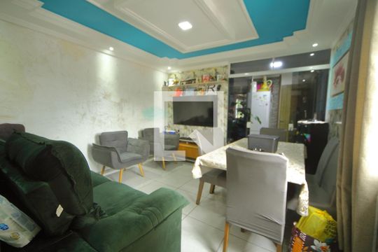 Sala de apartamento à venda com 2 quartos, 48m² em Jardim Silvina, São Bernardo do Campo