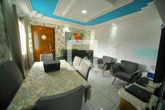 Sala de apartamento à venda com 2 quartos, 48m² em Jardim Silvina, São Bernardo do Campo
