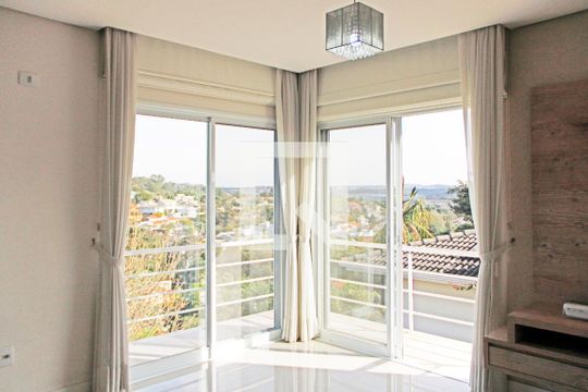 Sala de casa de condomínio para alugar com 3 quartos, 300m² em Condomínio Estância Marambaia, Vinhedo