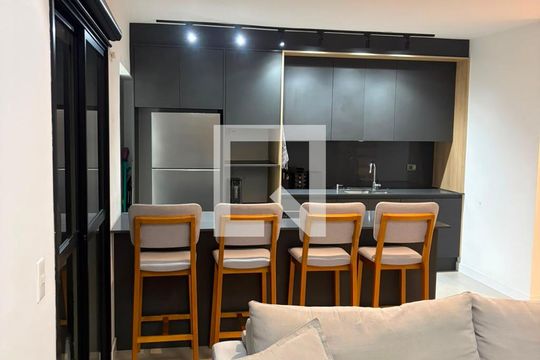 Sala de apartamento para alugar com 1 quarto, 96m² em Parque Residencial Aquarius, São José dos Campos