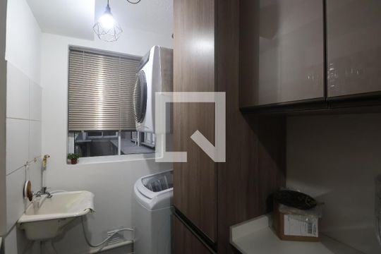Cozinha e Área de Serviço de apartamento à venda com 1 quarto, 43m² em Centro, Canoas