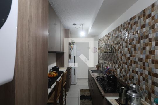 Cozinha e Área de Serviço de apartamento à venda com 1 quarto, 43m² em Centro, Canoas