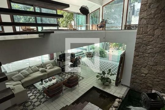 Sala de casa para alugar com 5 quartos, 1000m² em Joá, Rio de Janeiro