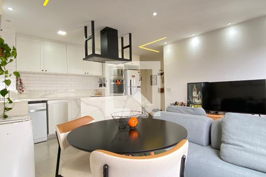 Sala - Cozinha de kitnet/studio à venda com 1 quarto, 35m² em Presidente Altino, Osasco