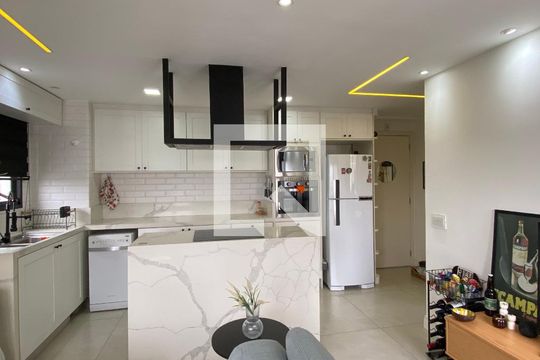 Sala - Cozinha de kitnet/studio à venda com 1 quarto, 35m² em Presidente Altino, Osasco