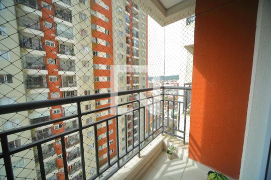 Varanda da Sala de apartamento à venda com 2 quartos, 48m² em Parque Selecta, São Bernardo do Campo