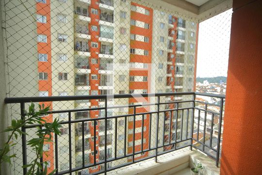 Varanda da Sala de apartamento à venda com 2 quartos, 48m² em Parque Selecta, São Bernardo do Campo