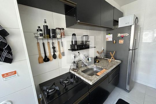 Cozinha de apartamento para alugar com 2 quartos, 47m² em Água Santa, Rio de Janeiro