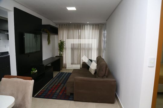 Sala de apartamento para alugar com 1 quarto, 56m² em Setor Marista, Goiânia