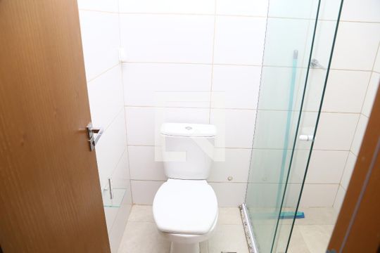 Banheiro de apartamento para alugar com 1 quarto, 56m² em Setor Marista, Goiânia