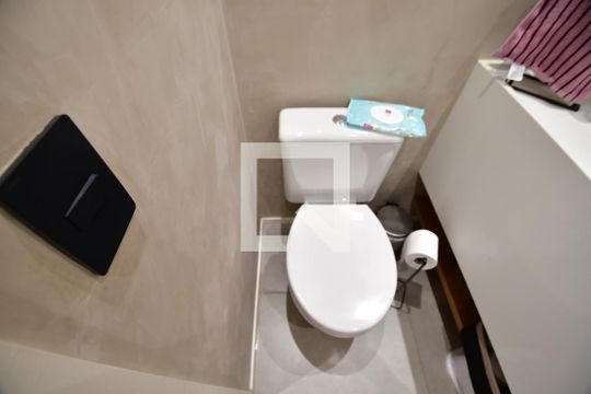 Lavabo de casa de condomínio à venda com 3 quartos, 205m² em Jardim do Sol, Campinas