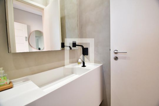 Lavabo de casa de condomínio à venda com 3 quartos, 205m² em Jardim do Sol, Campinas