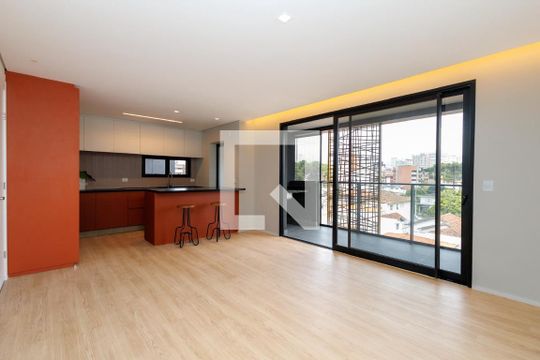 Sala de apartamento à venda com 2 quartos, 86m² em Alto da XV, Curitiba