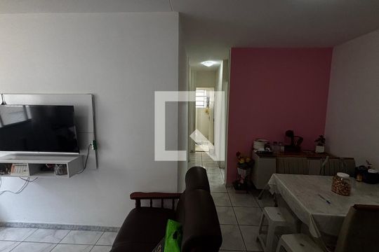 Sala - Sala de Jantar de apartamento à venda com 2 quartos, 54m² em Vila Lutécia, Santo André