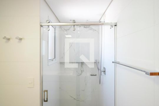 Banheiro da suíte 1 de apartamento à venda com 3 quartos, 142m² em Centro, São Caetano do Sul