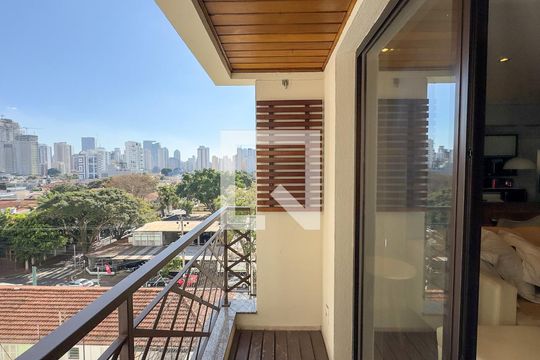 Sacada de apartamento para alugar com 1 quarto, 86m² em Cidade Monções, São Paulo