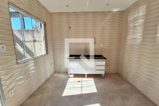 Cozinha de casa para alugar com 1 quarto, 72m² em Saracuruna, Duque de Caxias