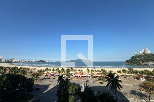 Vista da Sala de apartamento para alugar com 3 quartos, 158m² em Itararé, São Vicente
