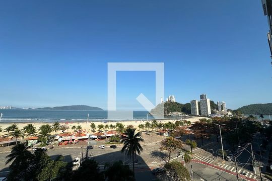 Vista da Sala de apartamento para alugar com 3 quartos, 158m² em Itararé, São Vicente