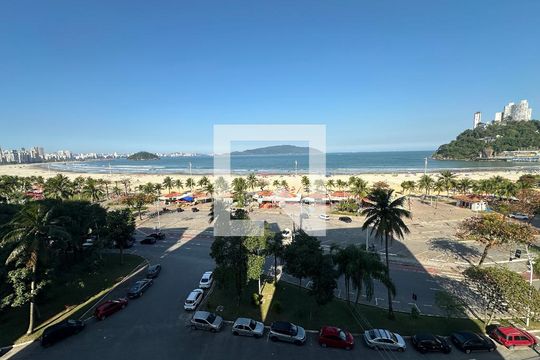 Vista da Sala de apartamento para alugar com 3 quartos, 158m² em Itararé, São Vicente