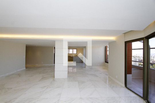 Sala de apartamento à venda com 4 quartos, 340m² em Cidade Jardim, Belo Horizonte