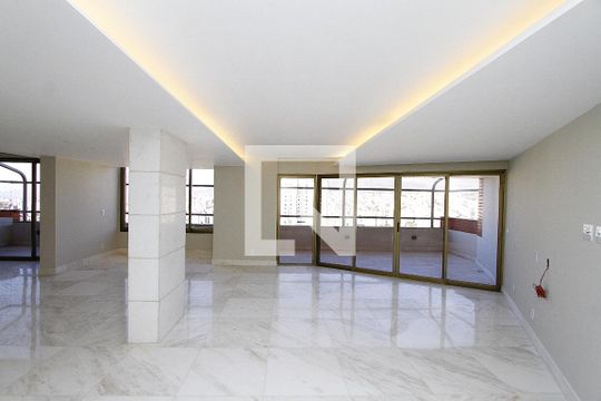 Sala de apartamento à venda com 4 quartos, 340m² em Cidade Jardim, Belo Horizonte