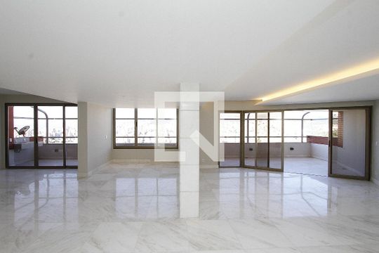 Sala de apartamento à venda com 4 quartos, 340m² em Cidade Jardim, Belo Horizonte