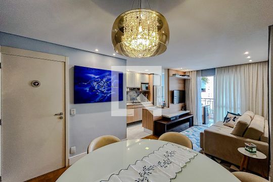 Sala de apartamento à venda com 2 quartos, 69m² em Tatuapé, São Paulo
