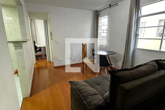 Sala de apartamento para alugar com 2 quartos, 48m² em Cidade Industrial de Curitiba, Curitiba