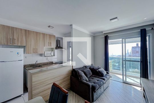 Sala de apartamento para alugar com 1 quarto, 45m² em Vila Gomes Cardim, São Paulo