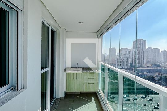Varanda de apartamento para alugar com 1 quarto, 45m² em Vila Gomes Cardim, São Paulo