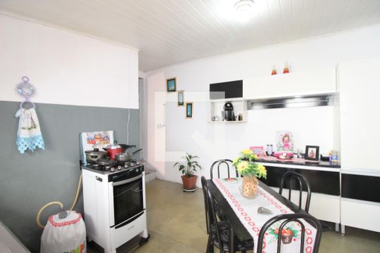 Sala/Cozinha de casa à venda com 3 quartos, 96m² em Gleba do Pêssego, São Paulo
